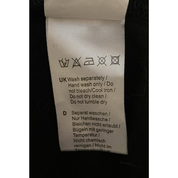 DJT Womens Forest Fairy Grunge Whimsigoth Mesh Top XL Black Off The Shoulder - Picture 10 of 14